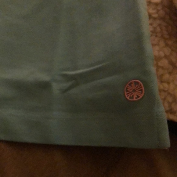 NWT Lilly Pulitzer Meredith Luxletic Short Sleeve Polo Bali Blue. Size xs. - Picture 6 of 10